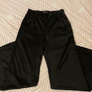 Nasty Gal Silky Flared Pants